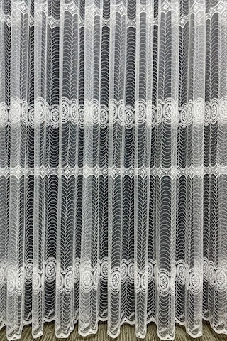 Cortibo Eko 8051 Desenli 1'e 2 Seyrek Pileli Tül Perde, 350 X 190 Çok Renkli