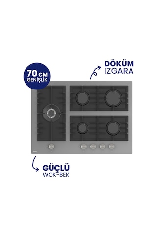Flowart Digital QBL63CPR+BL138+D082-SA 5 Gözlü Gri Cam Ankastre Set