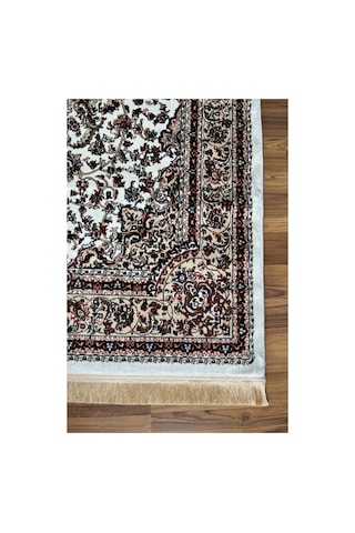 4 Metrekare - 6 Metrekare Modern Salon Ve Oturma Odası Halısı Yumuşak Doku Antialerjik Ipek Krem 4095krem