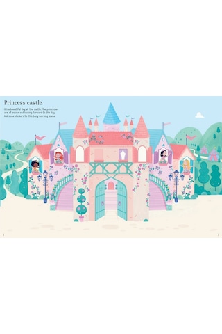 First Sticker Book Princesses (First Sticker Books)- Usborne