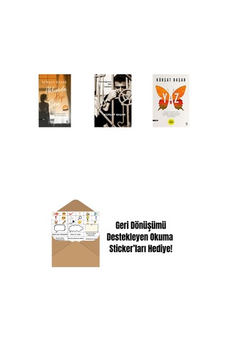 Aklımda Hep Sen Midi Boy + Konuştuğumuz Gibi Uzaklara + Yaz + Okuma Sticker'ları