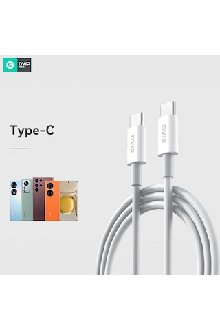 Dvıp L36 6a 120w Type-c To Type-c 1m Süper Hızlı Data Şarjkablosu