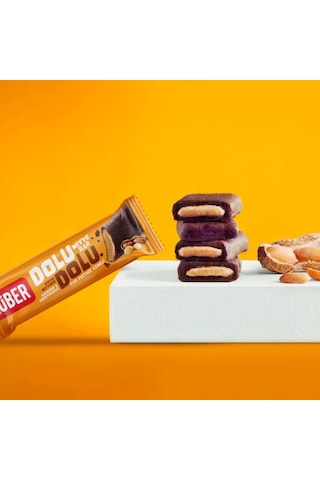 Züber Dolu Dolu Fıstık Ezme Meyve Bar 30 Gr