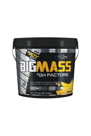 Bigjoy Bigmass +Gh Factors 3 Kg - Karbonhidrat Tozu - Gainer (281687691)
