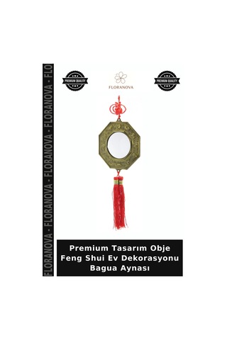 Premium Tasarım Obje Feng Shui Ev Dekorasyonu Bagua Aynası Diğer