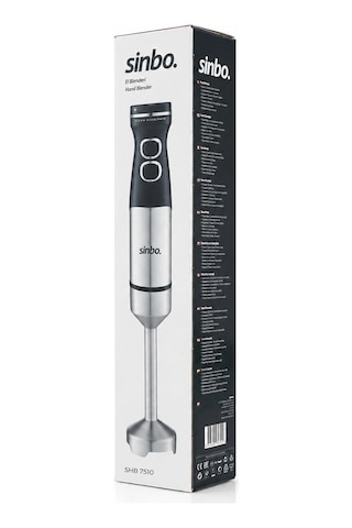 Sinbo Çubuk El Blender Seti - Çelik Uçlu - Güçlü Performans Renkli