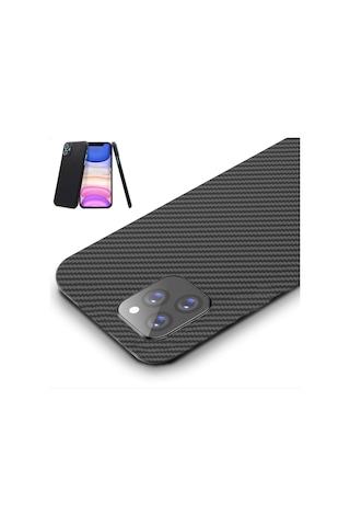 Apple Uyumlu iPhone 11 Pro Max 6.5 Kamera Korumali Ultra Ince Pp Karbon Kilif 438775413
