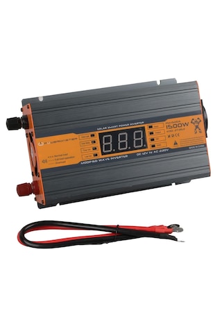 Powermaster 12 V Volt 1500 W Watt Modifiye Sinüs İnverter