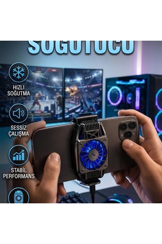Telefon Soğutucu Fan Kompakt Aktif Soğutma Sistemi