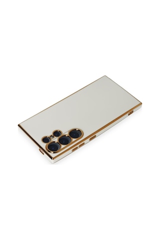 Samsung Uyumlu Galaxy S24 Ultra Kılıf Volet Luxury Seri Kamera Korumalı Silikon Kapak