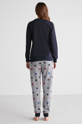U.S. Polo Assn. U.s Polo Assn. 16958 Kadın Lacivert Patlı Uzun Kollu Pijama Takımı -lacivert Lacivert