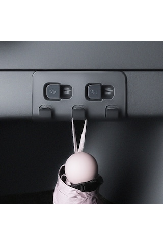 Tesla Model Y 2021-2023 Araba Snap-on Bagaj Düğmesi Depolama Kancası