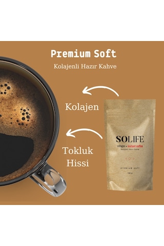 Solife Kolajenli Hazır Kahve Premium Soft 100 G