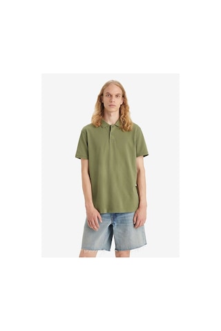 Levi's % 100 Pamuk Regular Fit Polo Yaka T Shirt Erkek Polo Yaka T Shirt A9451 Haki