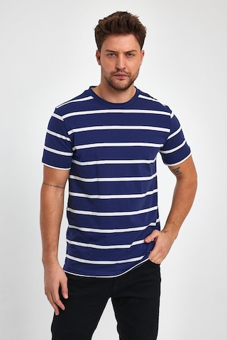 Alexander Gardi Alexandergardı Çizgili Regular Fit T-shirt E23-00148 001