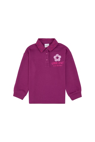 U.s. Polo Assn. Kız Çocuk Menekşe Sweatshirt 50317914-vr037 Menekse