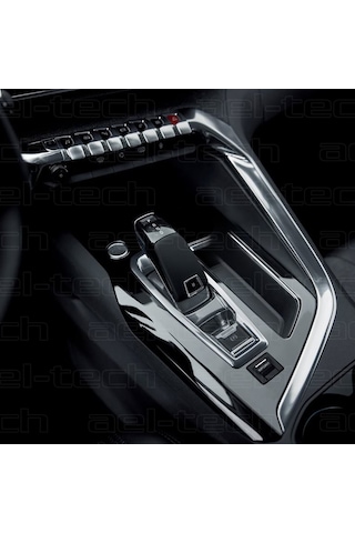 Peugeot 3008 Allure Piano Black Joystick Vites Orta Konsol Uyumlu