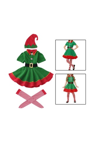 Suntek Parti Festivali Cadılar Bayramı Için Elf Kostüm 110cm