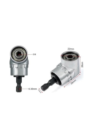 5297 1/4'' Bits Uç ve Köşe Vidalama Adaptörü Seti - 12 Parça