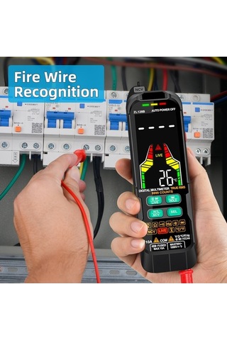 Besthome1 Portatív Multimetro Inteligente - Ncv Ölçüm, 6000 Sayım, Usb Şarjlı, Veri Depolama Ve Fenerli