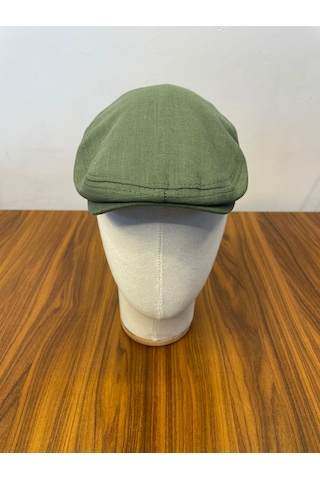 Hamze Peaky Blinders Tommy Shelby Spor Model Keten Kasket Şapka Haki