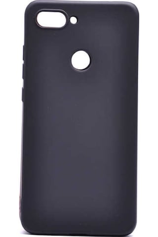 Xiaomi Mi 8 Lite Kılıf Zore Premier Silikon Kapak-Siyah
