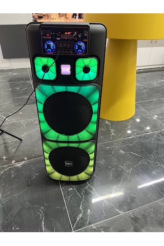 Ndr Dev Bluetooth Hoparlör Dev Kareoke Ses Sistemi 2 Mikrofonlu 5000w