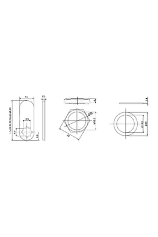 Canex Mandallı Çekmece Kilidi 25 Mm / Nikel