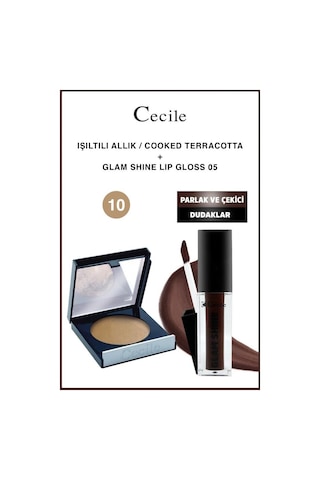 Cecile Işıltılı Yanaklar Ve Parlak Çekici Dudaklar Serisi 10-05
