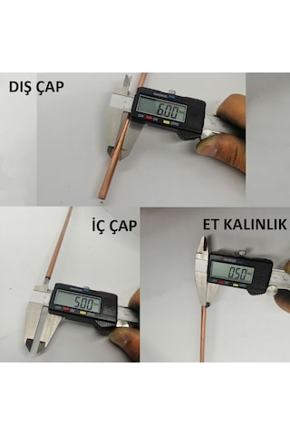 6 Mm Bakır Boru Saf Iç Çap 5 Mm 437678794
