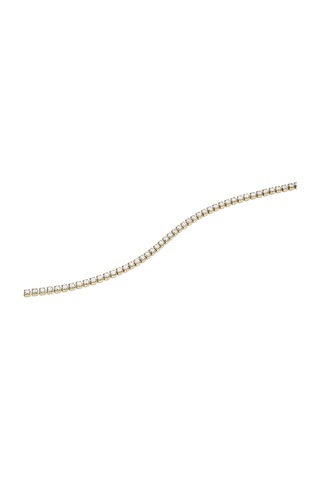 Classic Tennis Bracelet Gold Gold