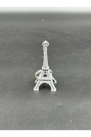 Eyfel Kulesi Modeli Anahtarlık - Paris Eyfel Kulesi Gri