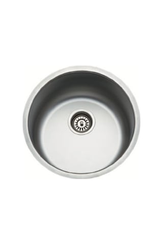 Donau De-901 Tezgahaltı Düz Yuvarlak C-40 CM Paslanmaz Çelik Eviye
