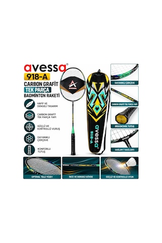 Avessa 918-a Carbon Grafit Badmington Raketi