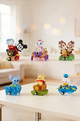 Mınıso Disney Lisanslı Manyetik Tur Treni Blind Box Koleksiyonluk Sürpriz Figür