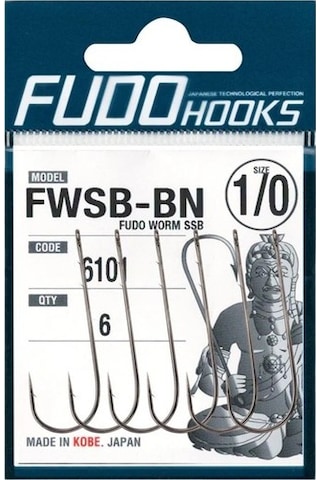 6101 Fudo Worm Ssb 5 Black Nikel No : 3/0