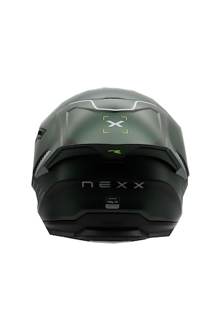Nexx Y.100R Baron Kapalı Motosiklet Kaskı Mat Yeşil