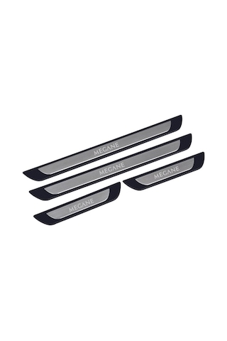 Renault Megane Tüm Modeller Old Krom Kapı Eşiği 4 Parça Paslanmaz Çelik