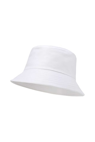 Tezzgelsin Unisex Uv Korumalı Pamuku Bucket Şapka Beyaz