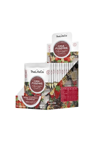 TheLifeCo Chia Pudding 12 x 60 G