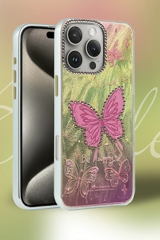 Gld-spt- Newface Apple Uyumlu iPhone 16 Plus Kılıf Blade Aynalı Desenli Kapak - Desen 6