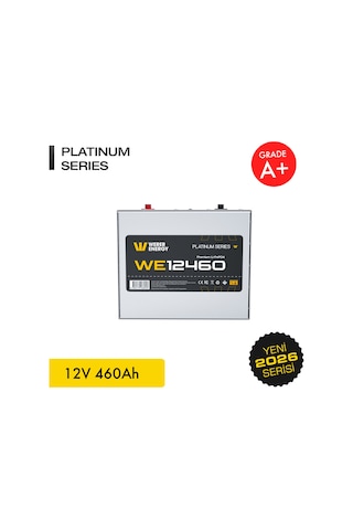 Werer Energy 12V 460Ah LiFePO4 Platinum Series Bluetooth'lu Lityum Demir Fosfat Akü