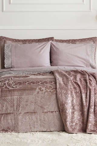 Karaca Home Valeria Queen 8 Parça Çeyiz Seti Gül Kurusu 200.22.04.0248
