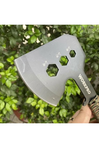 Lexroo Wp383002 250mm Çok Fonksiyonlu Kamp Baltası + Magnezyum Ateşleyici