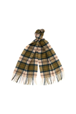 Barbour Unisex Tartan Yün Atkı (%100 Lambswool) Tn51 Ancient Tart 1-Tn51 Ancient Tartan