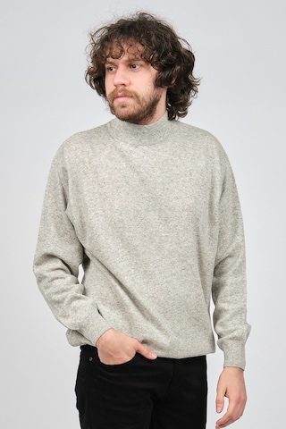 Ida Erkek Lambswool Yarım Balıkçı Kazak 0593161 Gri Gri