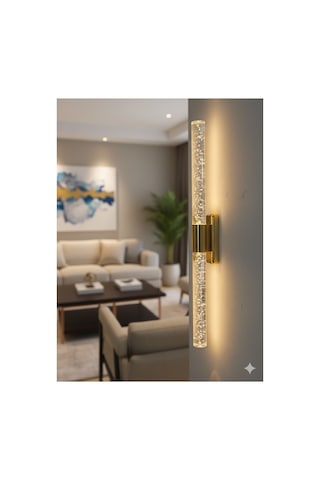 Bubblelight Large 51 Cm Modern Tasarım Led Aplik - Duvar Lambası - Gold - Elektrikli - Günışığı Gold Large Elektrikli