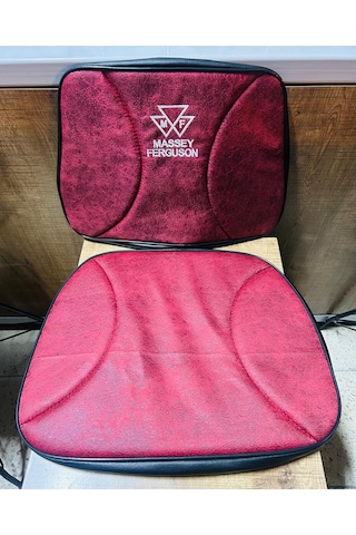 Massey Ferguson 135 Kırmızı Branda Ve Massey Ferguson Armalı Düz Koltuk Kılıfı