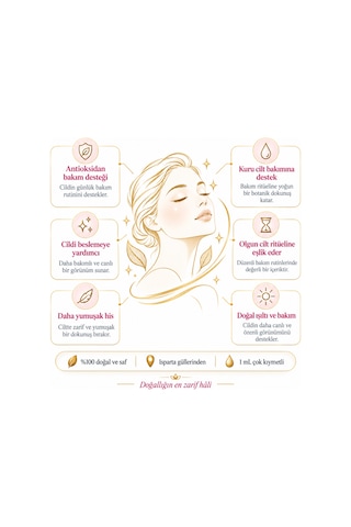 Akita Yüksek Frekans Doğal Gül Yağı Damlalıklı 1 ML