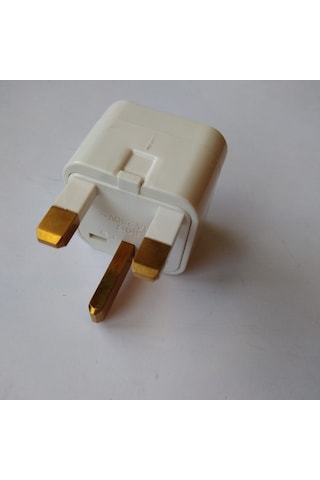 Priz Çevirici Adaptör Topraklı Türk İngiliz Fişi